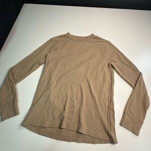 GAP Waffle Knit Top in Brown